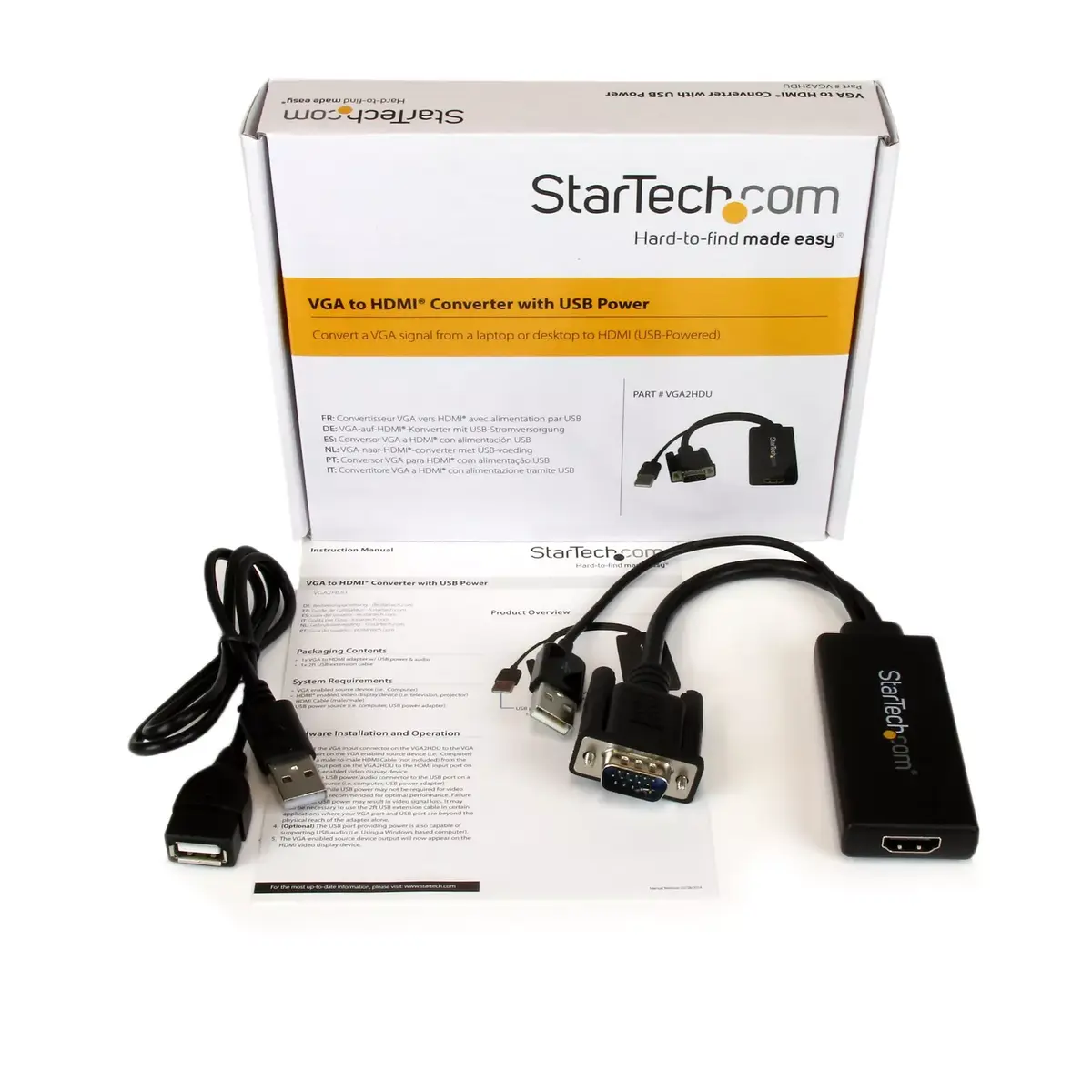 VGA uz HDMI adapteris StarTech.com VGA2HDU Photo 5