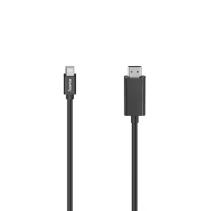 Hama 00200711 video kabeļa adapteris 1.5 m Mini DisplayPort HDMI melns
