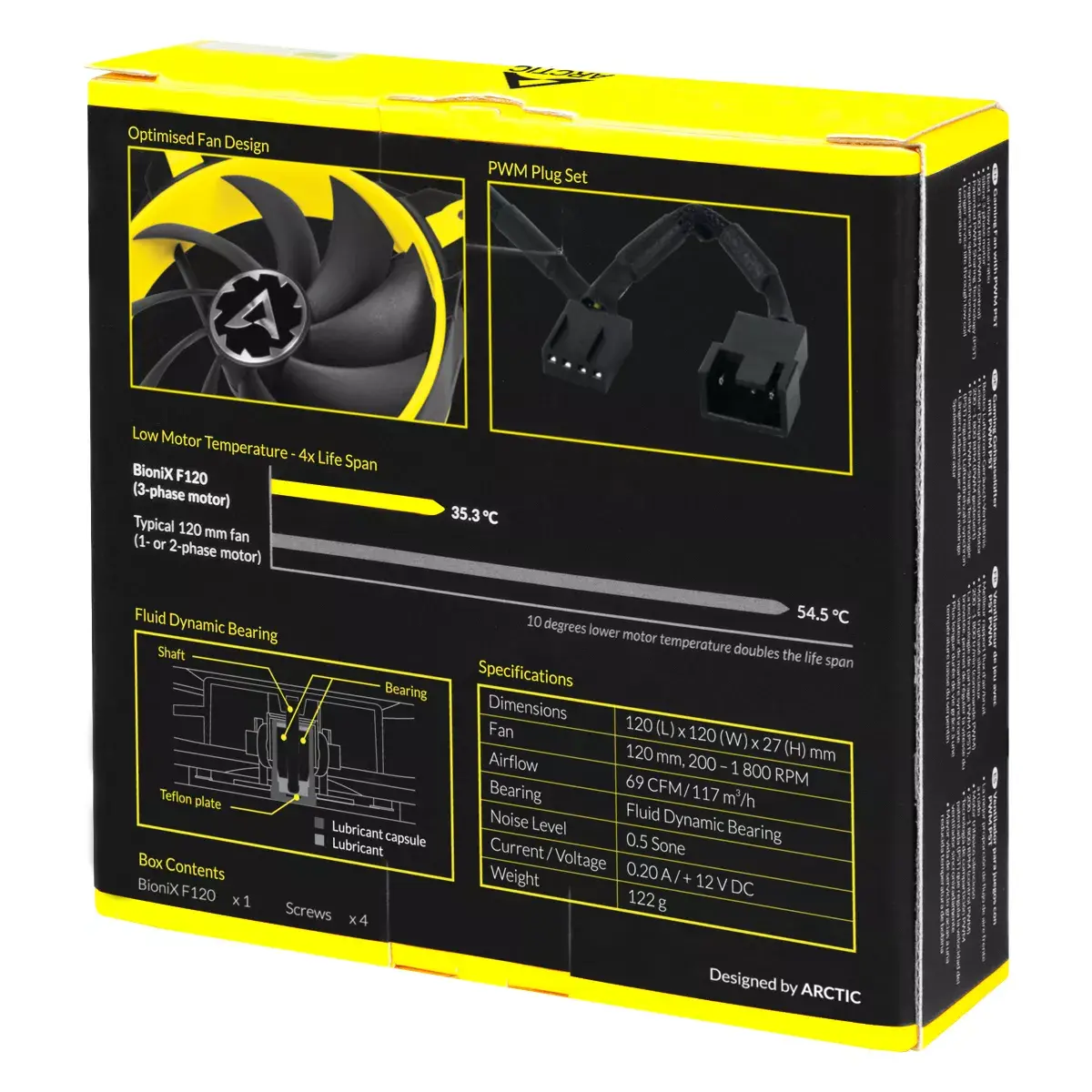 Arctic BioniX F120 120 мм вентилятор PWM PST Photo 6