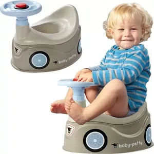 Bērnu podiņš BIG New Bobby Car ar stūri, pelēks