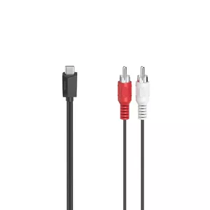 Аудиокабель Hama 1.5 м RCA USB черный 00200730