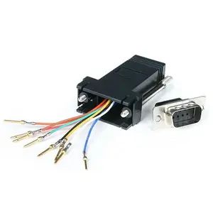 StarTech.com GC98MF Модульный последовательный адаптер DB9 штекер на RJ45 гнездо черный