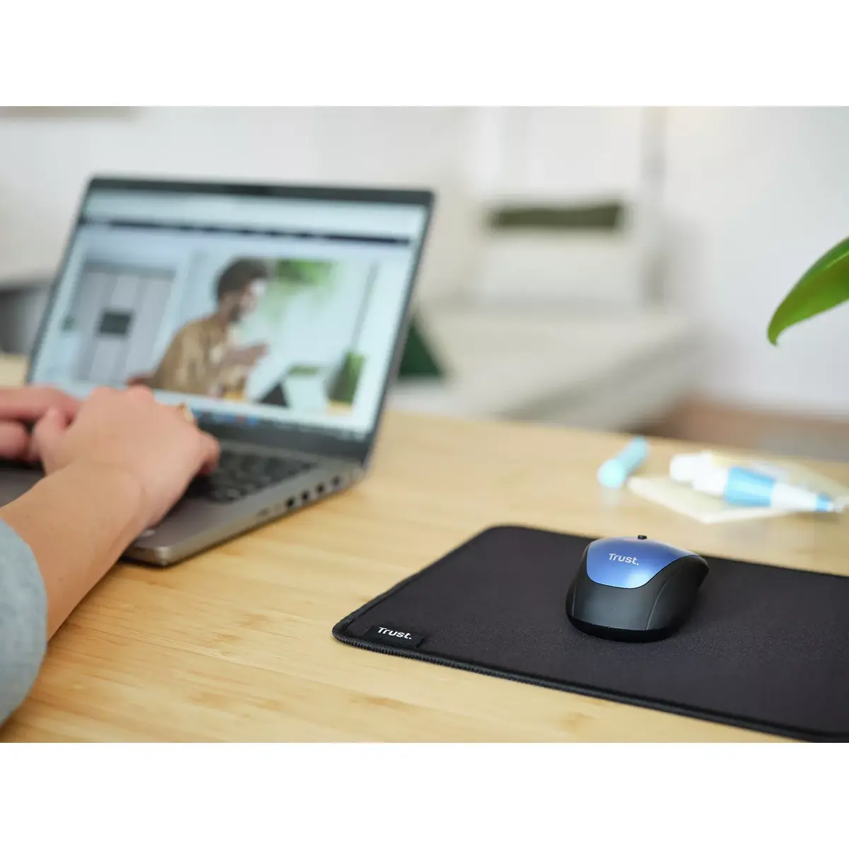Mouse Pad Trust Boye Black Photo 3