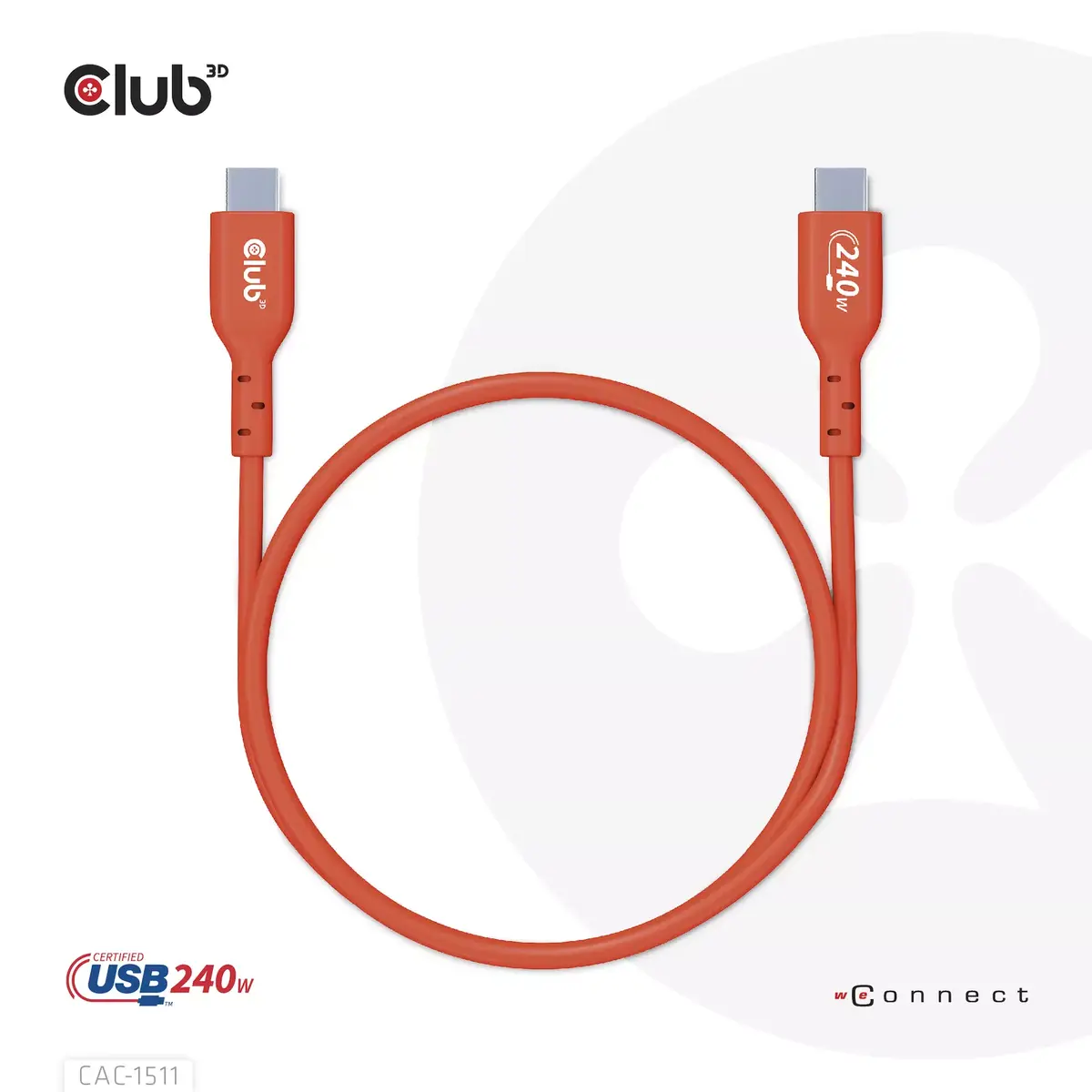 USB2 Type-C кабель CLUB3D CAC-1511 Photo 13