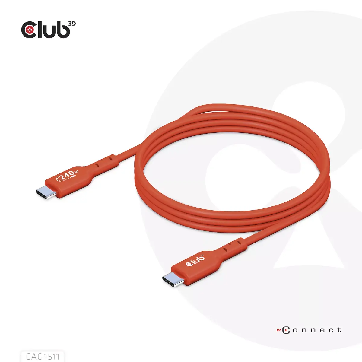 USB2 Type-C kabelis CLUB3D CAC-1515 Photo 3