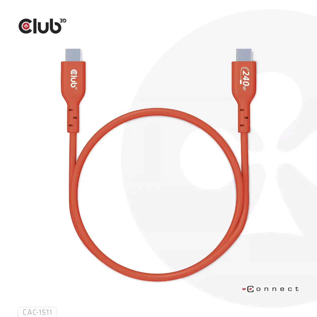 USB2 Type-C kabelis CLUB3D CAC-1515 Photo 4