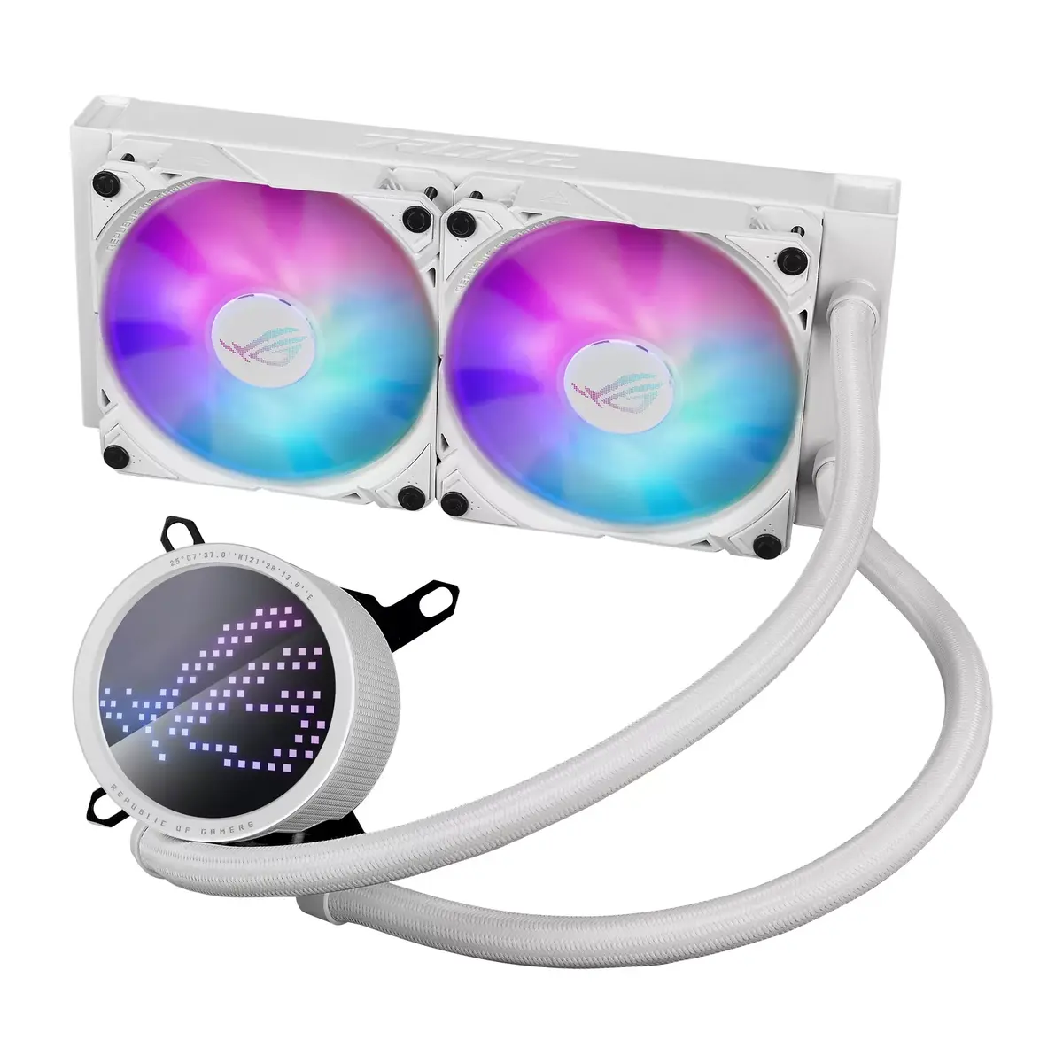 Liquid cooling kit ASUS ROG Ryuo III 240 ARGB White Edition Photo 2