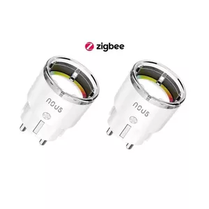 Smart Socket Nous A1Z 15A with energy meter — Wi‑Fi controllable smart plug, 15 A current rating