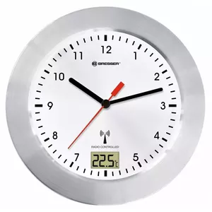 Кварцевые часы Bresser Optics MYTIME BATH RC Круглые Серебристые Белые