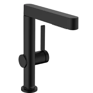 Смеситель для ванной Hansgrohe 76063670 Черный Металл для раковины