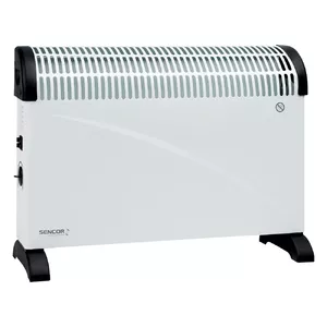 Electric convector heater SENCOR SCF 2003 — 2000 W, freestanding, adjustable thermostat, white