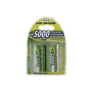 Battery Ansmann Blister 2 X Akku NiMH Mono/D 5000 mAh