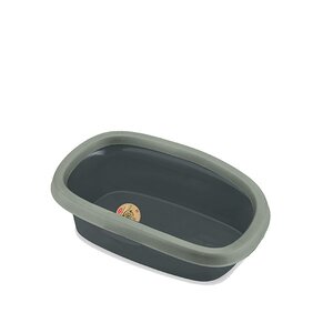 Litter box Stefanplast Sprint 10 43×31×14 cm, grey/green