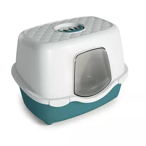 Cat toilet Stefanplast Tres Chic Indoor 56×39×39 cm white/green
