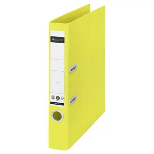 Ring Binder Leitz 10190015 A4 Yellow Round Ring 55mm