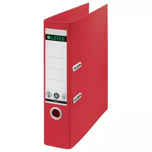 Папка с кольцами Leitz 10180025 A4 Красная 80мм Круглые кольца