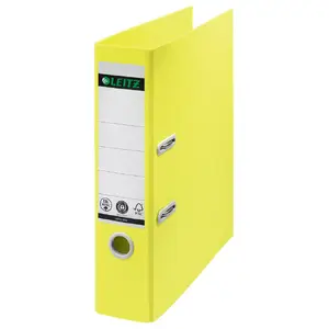 Ring Binder Leitz 10180015 A4 Yellow 80mm Round Ring