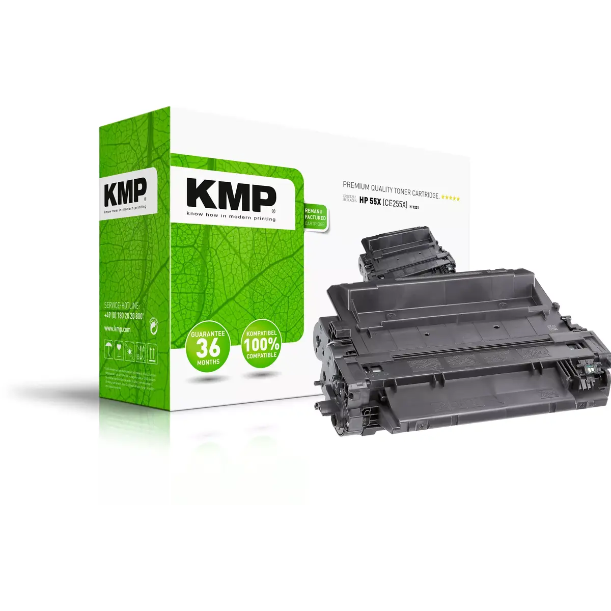 KMP H-T231 melna tonera kasetne HP