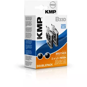 Cartridge KMP Brother LC-985Bk black 300 S. B65B 1523 0021
