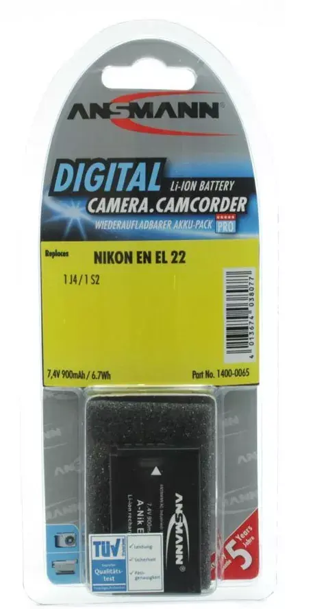 ANSMANN 1400-0065 Li‑Ion 7.4V 900mAh camcorder battery Photo 2