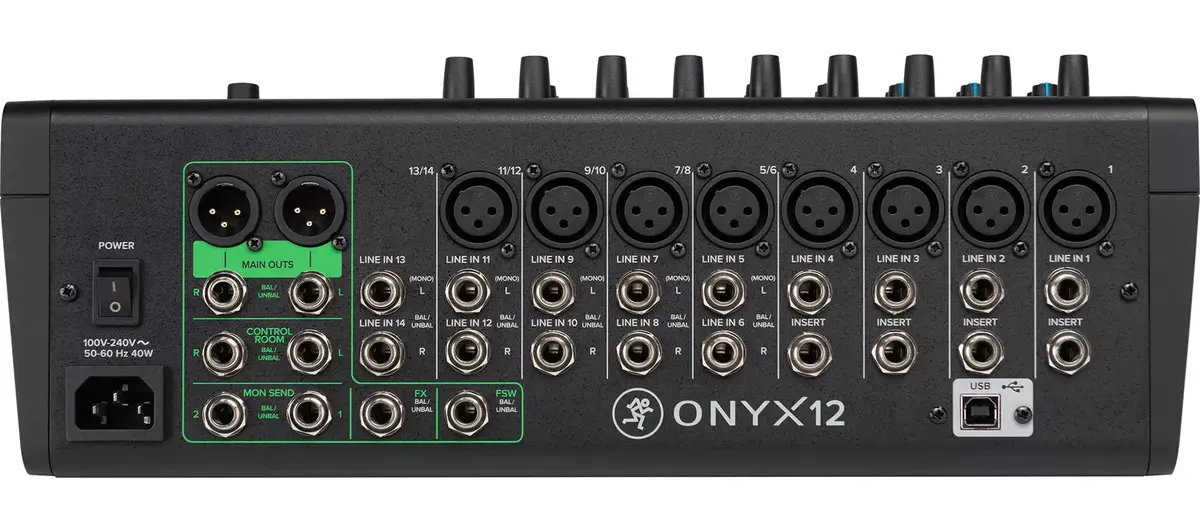 Аналоговый микшер Mackie ONYX 12 | 12-канальная консоль Photo 2