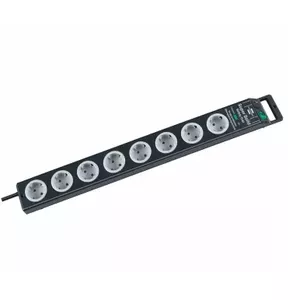 Сетевой фильтр Brennenstuhl 1153380318 9 розеток 16A кабель 2.5 м черный/серый