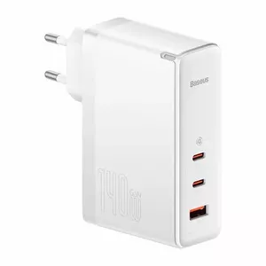 Зарядное устройство Baseus Gan5 Pro Быстрая зарядка Универсальное 2x USB-C 100-240V