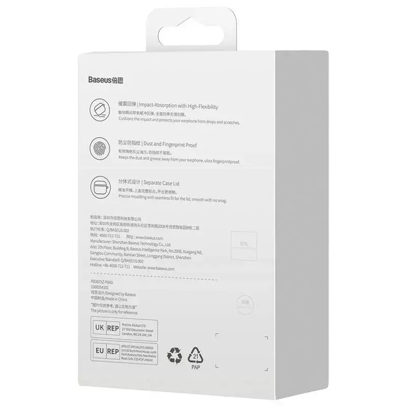 Caurspīdīgs vāciņš Baseus ARAP000000 priekš AirPods 3 Photo 5