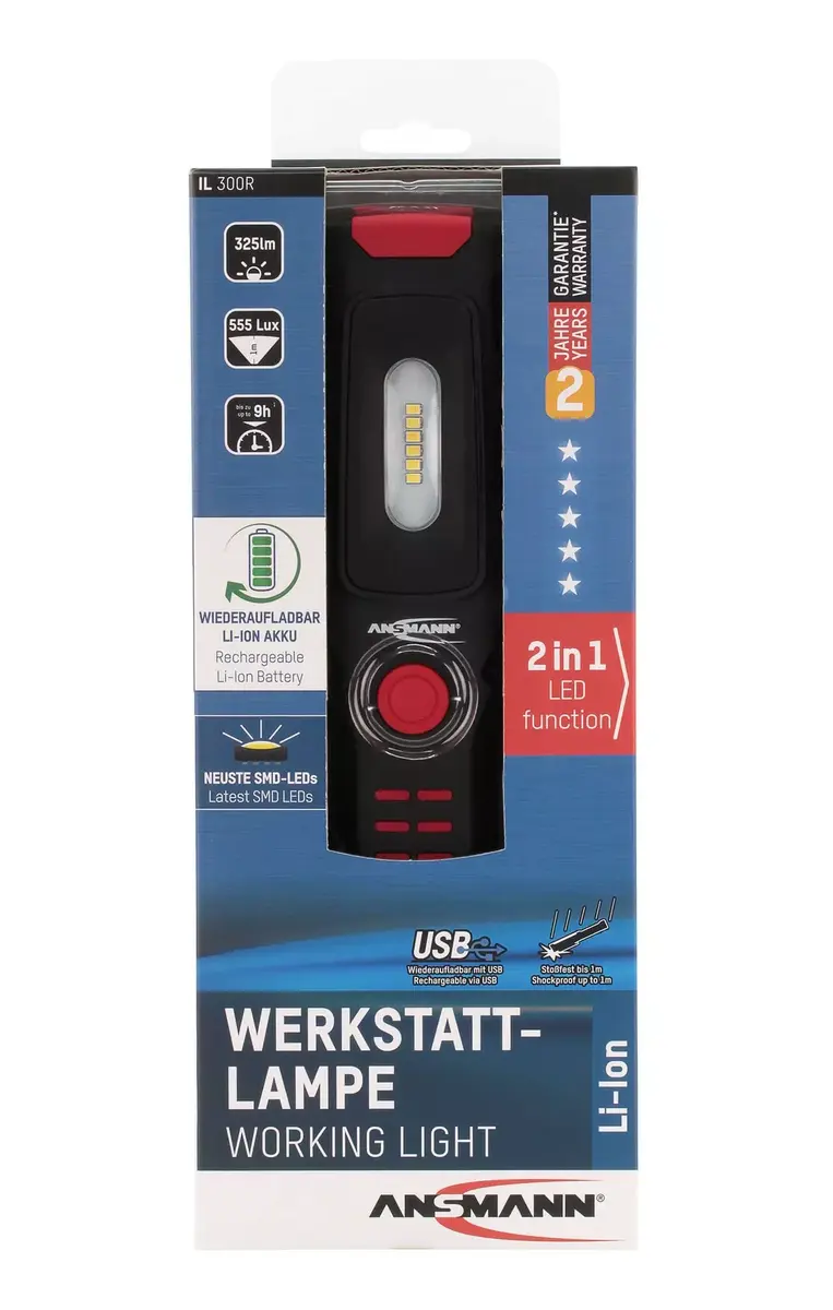 Hand flashlight Ansmann IL300R Photo 2