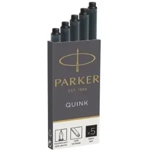 Parker Quink tintes patronas melns, 5 gab. Photo 2