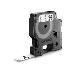 Label Tape DYMO D1 Durable Black on White 12mm