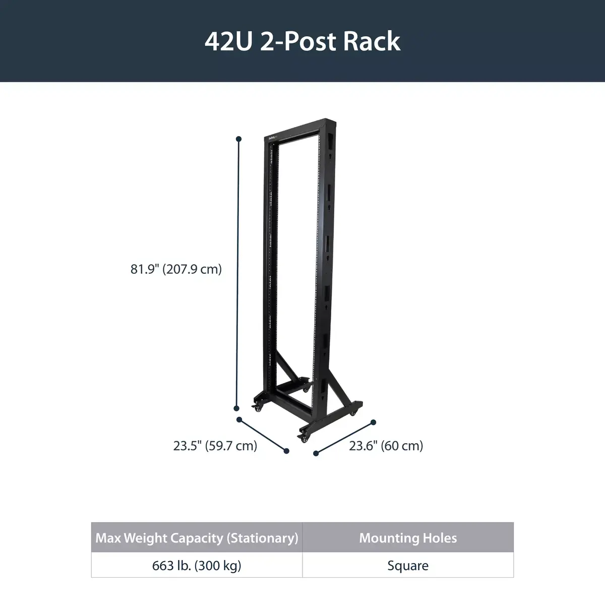Freestanding Rack StarTech 2POSTRACK42 Photo 9