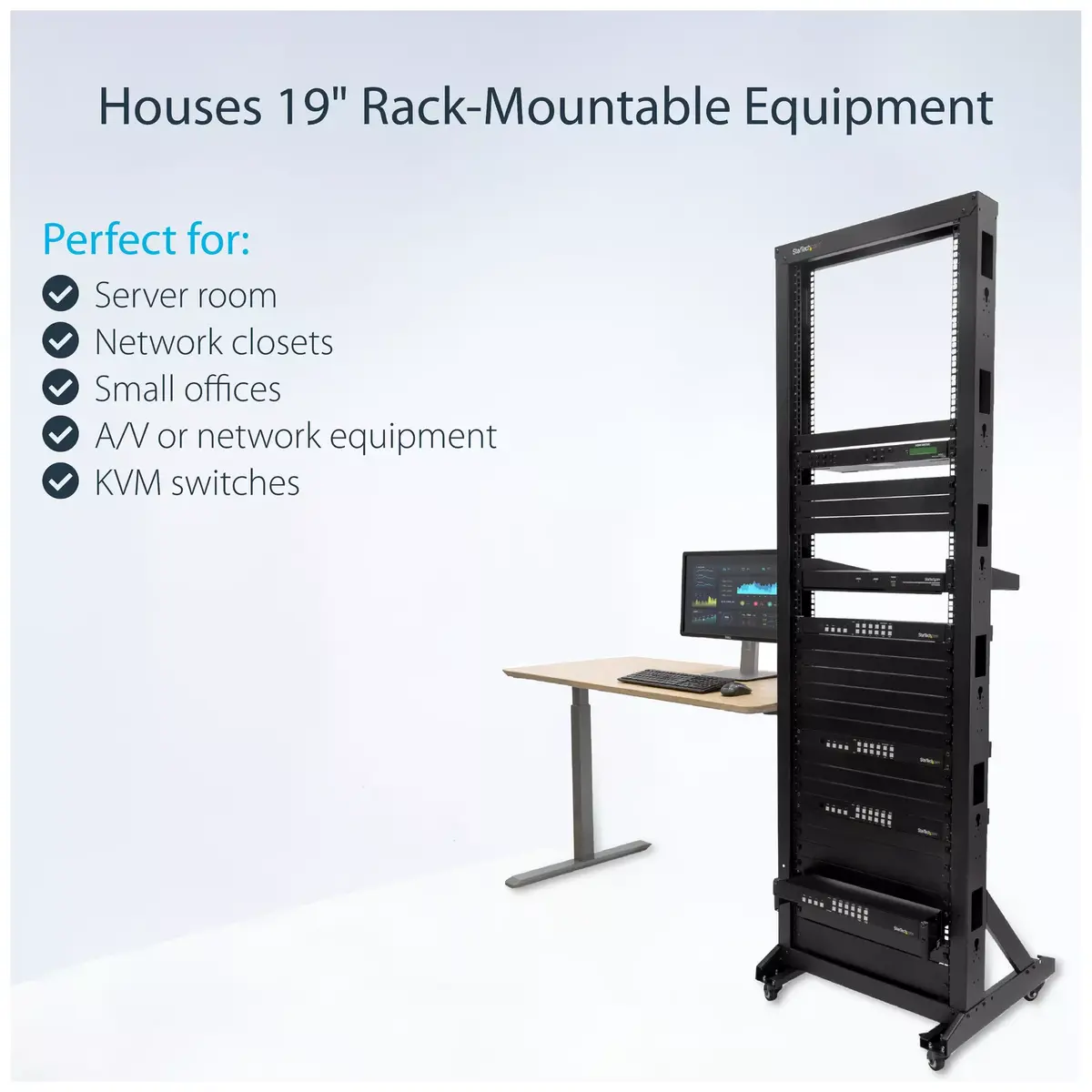 Freestanding Rack StarTech 2POSTRACK42 Photo 11
