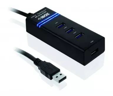 IBOX IUH3FB USB 3.2 Gen 1 хаб на 4 порта Photo 2