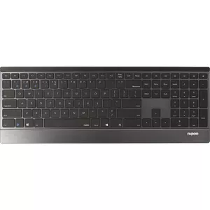 Wireless keyboard RAPOO E9500M — ultra-slim design, black, long battery life
