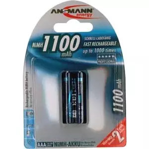Battery Ansmann 1x2 NiMH 1100 mAh Micro AAA HR03