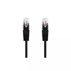 C-TECH патч-корд Cat5e, UTP, черный, 0,5 м