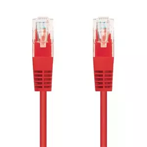 Kabel C-TECH patchcord Cat5e, UTP, červený, 0,5m