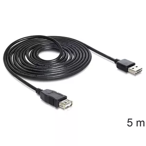 USB Cable DeLOCK EASY-USB 2.0-A 5m Black