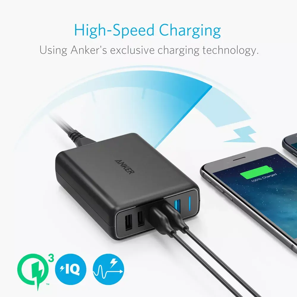 Зарядное устройство Anker PowerPort Speed 5 A2054L11 Photo 2