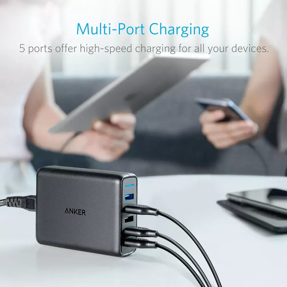 Зарядное устройство Anker PowerPort Speed 5 A2054L11 Photo 4