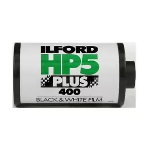 35mm black-and-white film Ilford HP5 Plus 135-36, ISO 400, 36 exposures