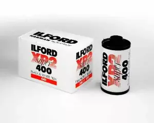 Black-and-white film Ilford XP2 SUPER — 36 exposures, 35mm roll