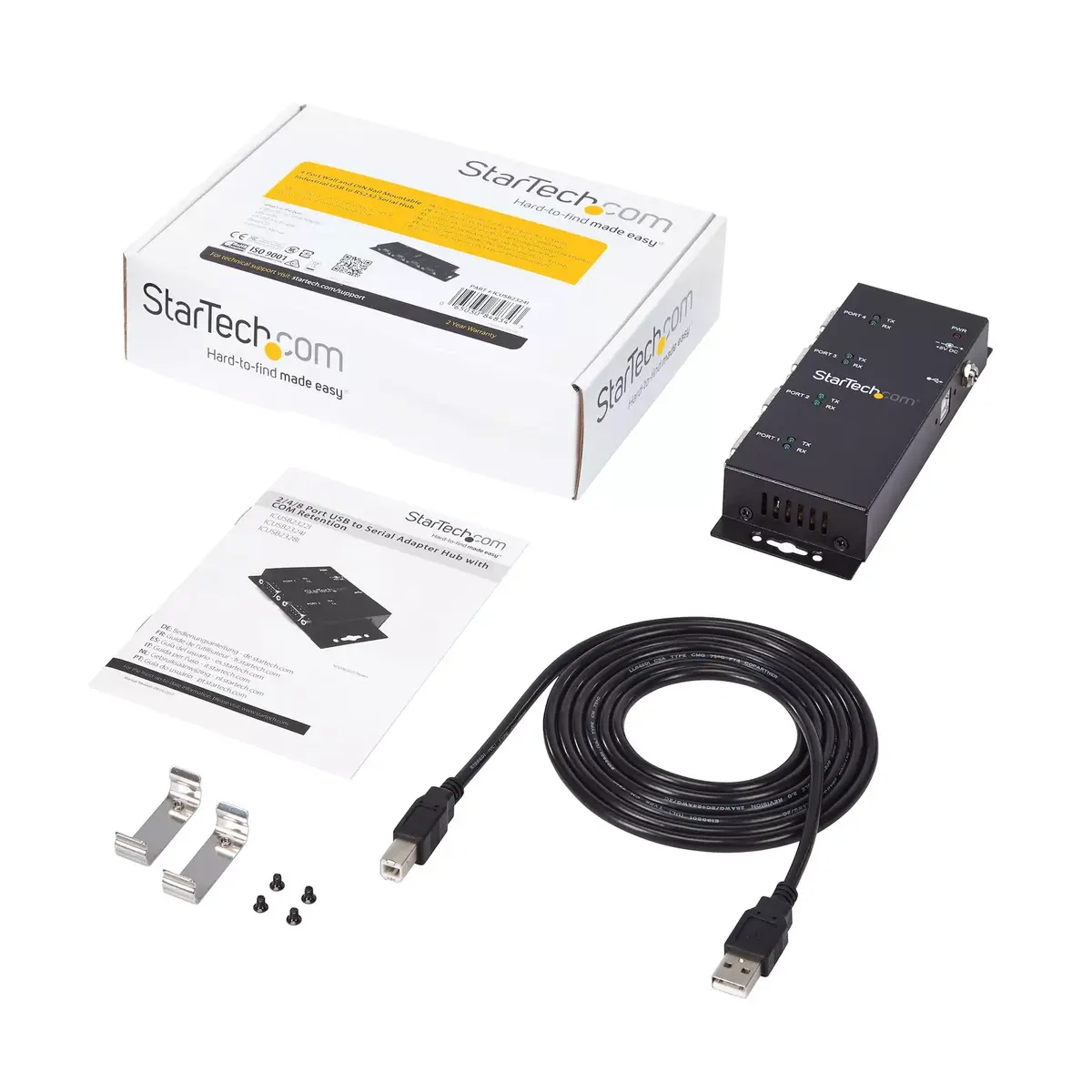 StarTech 4-Port USB to DB9 RS232 Serial Adapter Hub ICUSB2324I Photo 7