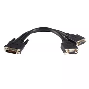 Cable StarTech.com 8in LFH 59 Male to Dual Female VGA DMS 59