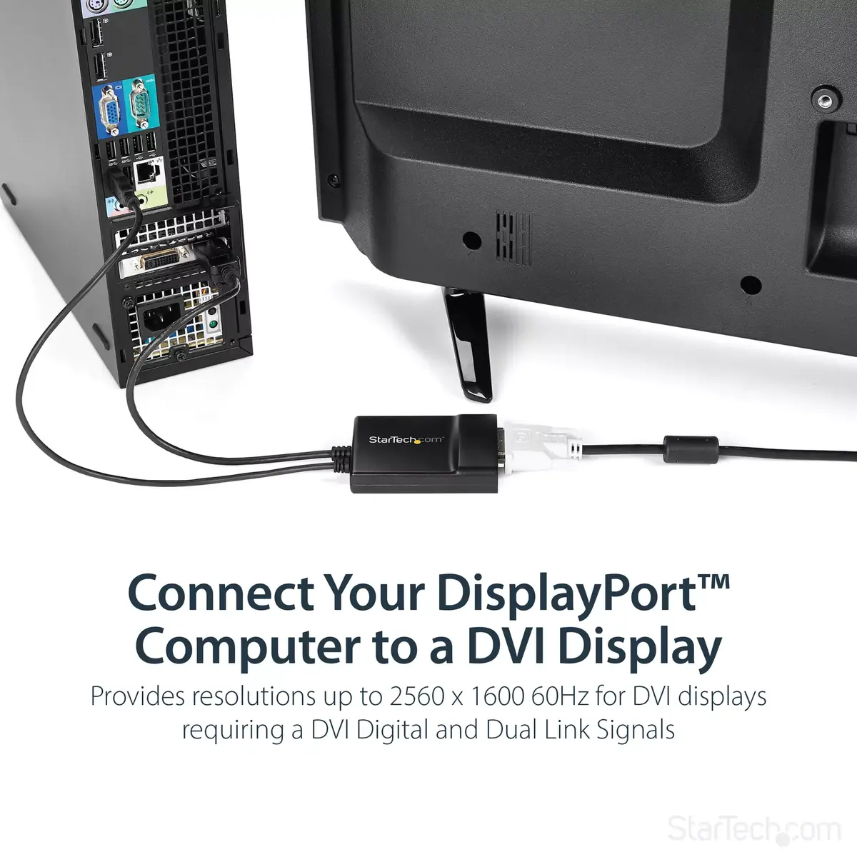 DisplayPort uz DVI Dual Link aktīvais adapteris StarTech DP2DVID2 Photo 7