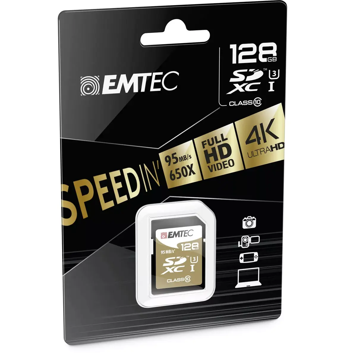 Флеш-карта Emtec 128ГБ ECMSD128GXC10SP Photo 2
