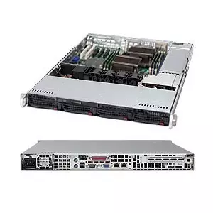 Computer Case Supermicro 815TQ-563CB ATX Black