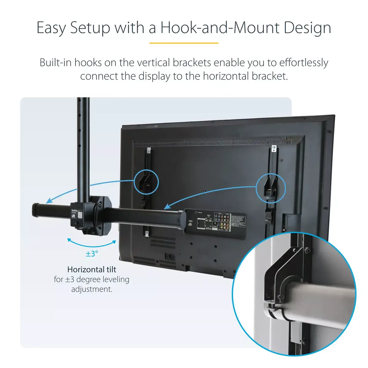 Ceiling Mount TV Bracket StarTech FPCEILPTBSP Photo 14