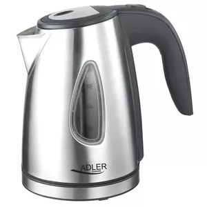 Electric kettle Adler AD 1203, 1 L, 1500 W, stainless steel, silver